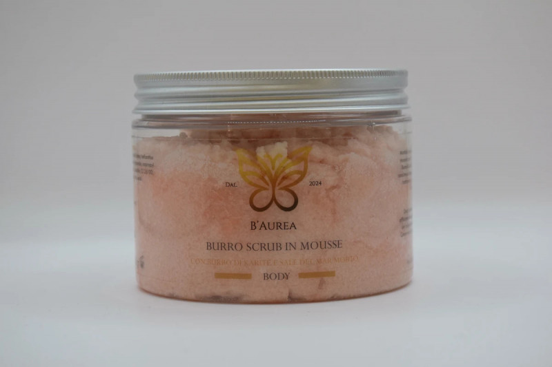 B'Aurea ® - Peeling Mousse z Maslem Shea i Sola z Morza Martwego