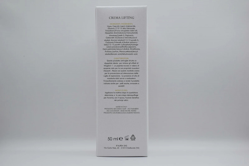 B'Aurea ® - Crema Lifting Antirughe con Veleno di Vipera